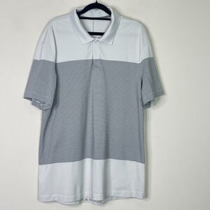 Lululemon Tech Pique Golf Short Sleeve Polo Shirt Men's Size Large